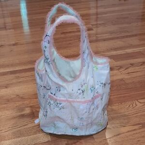 Goldie Pink and Cream Reversible Animal Print Bag